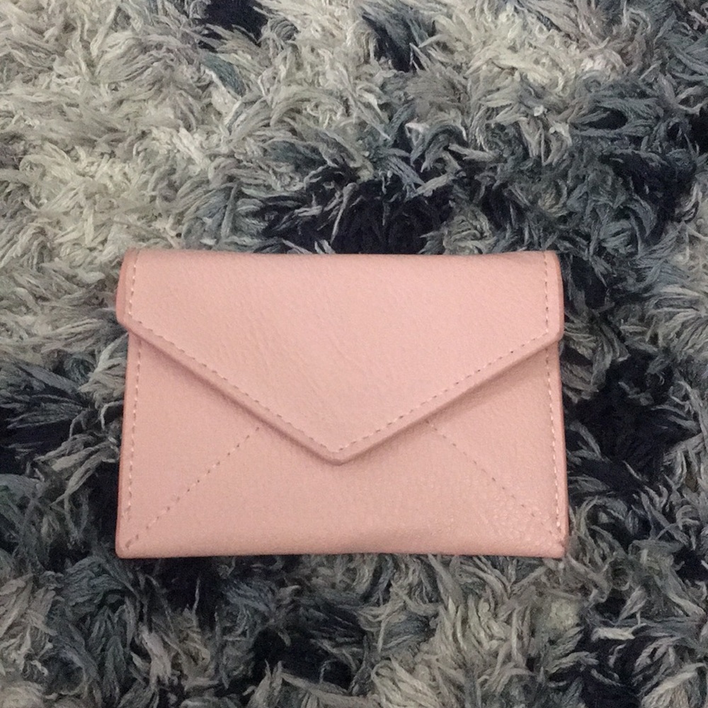 Baby pink card holder